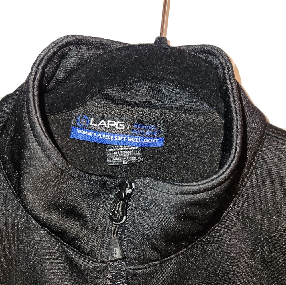 LAPG Women's Black Fleece Soft Shell Jacket